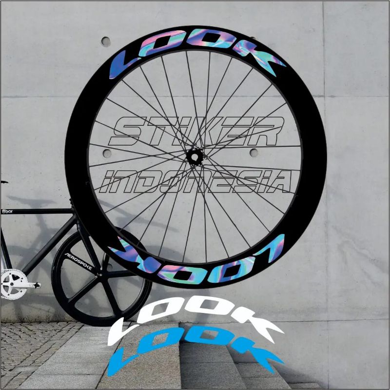 stiker velg sticker rims fixie roadbike 700c LOOK