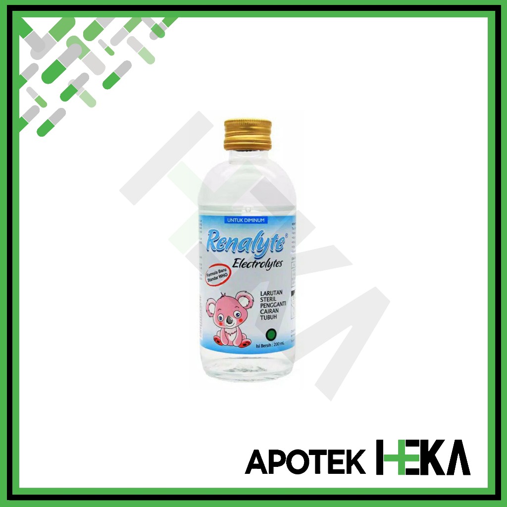 Renalyte 200 ml - Larutan Oralit Botol Untuk Anak Dehidrasi [Depok]