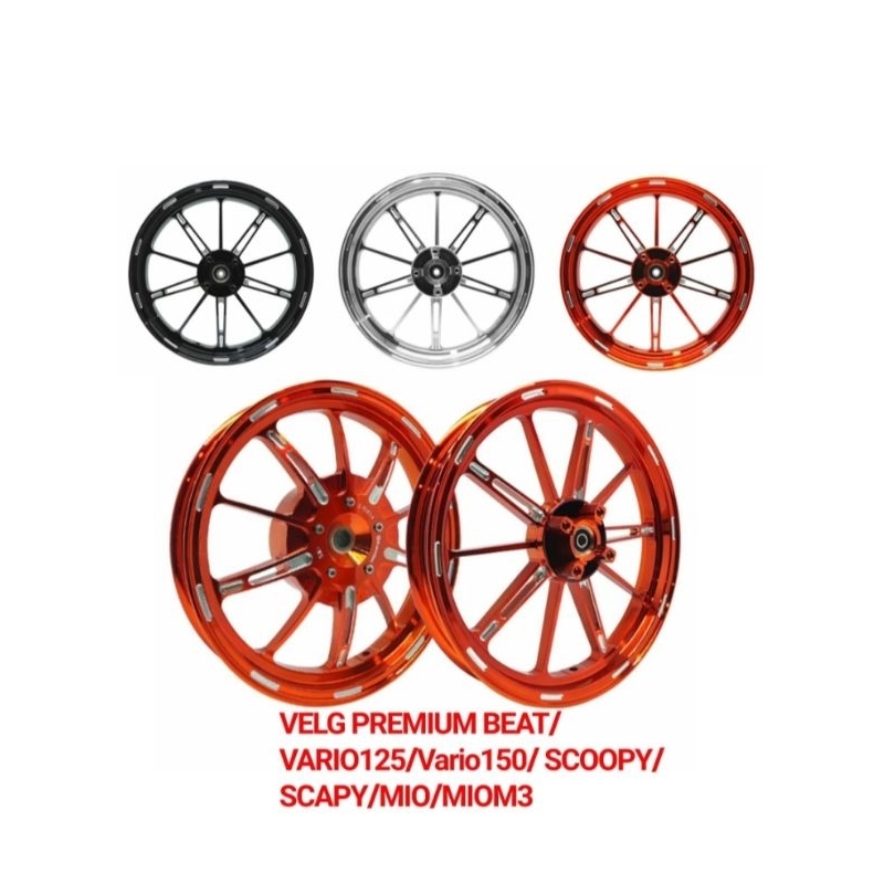 VELG RECING PREMIUM VND VD P10 H VARIO 110/BEAT/ SCOOPY UK 185/215-14