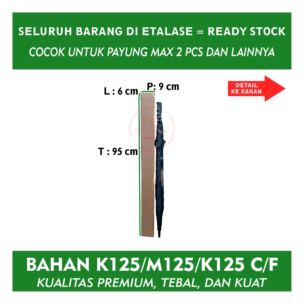 

Kardus Box Karton Polos 9x6x95