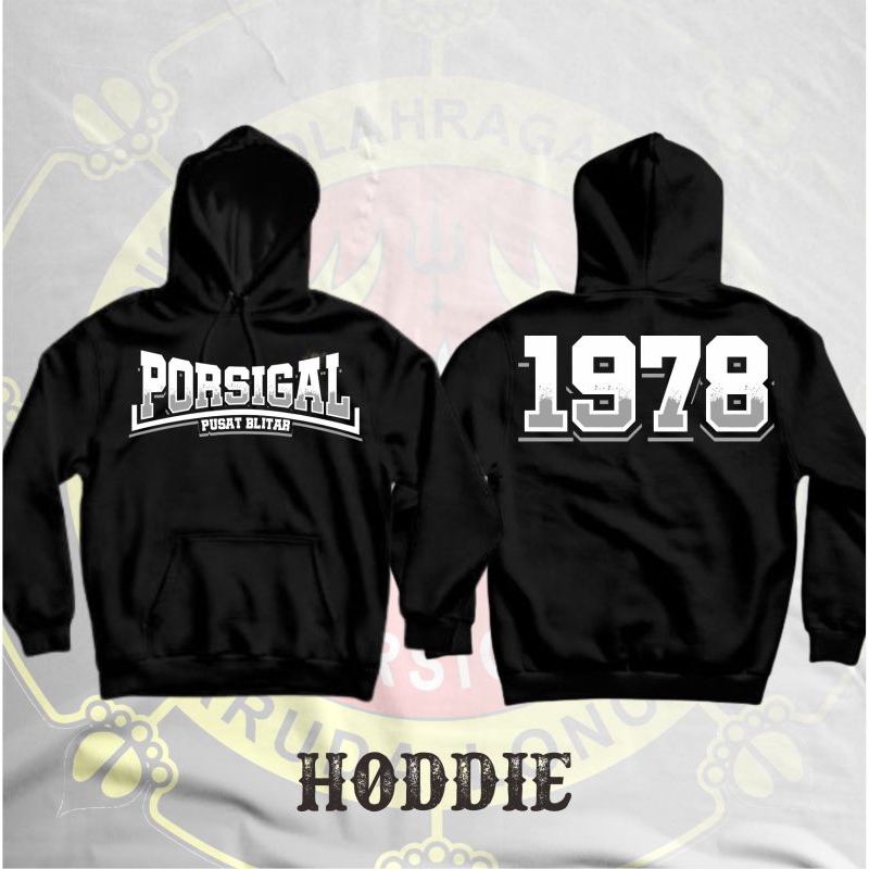 Hoodie Porsigal Pusat Blitar 1978 Sablon Dtf Bahan Premium By Sweapo.id