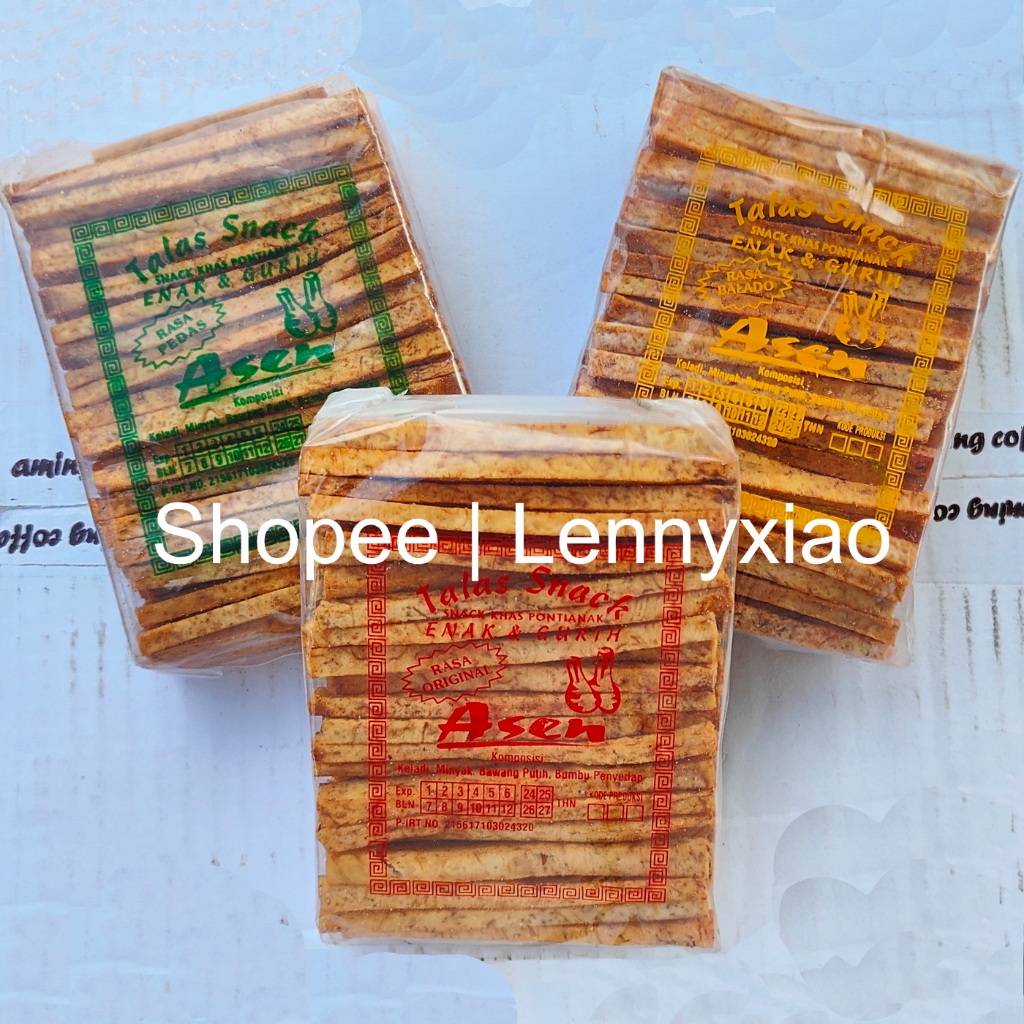 

Snack Talas Asen Susun Khas Pontianak Kalbar - Enak & Gurih - 3 Pilihan Rasa