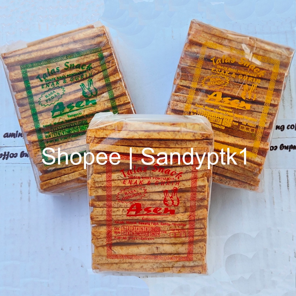 

Snack Talas Asen Susun Khas Pontianak Kalbar - Enak & Gurih - 3 Pilihan Rasa