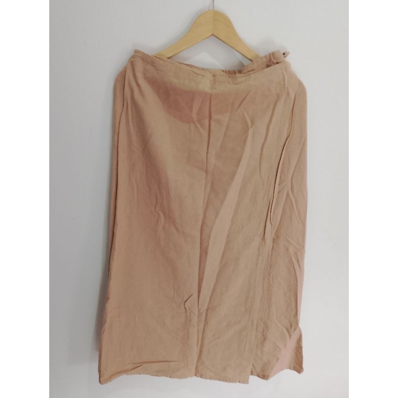 Rok cewek pinggang karet warna coksu
