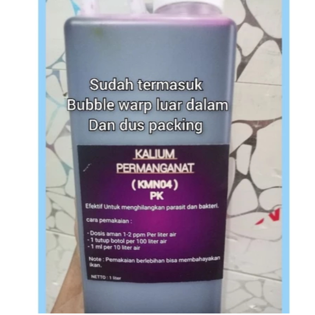 Obat ikan cair pk kalium permanganat / obat ikan / obat ikan kalium permanganat / obat pk / obat kal