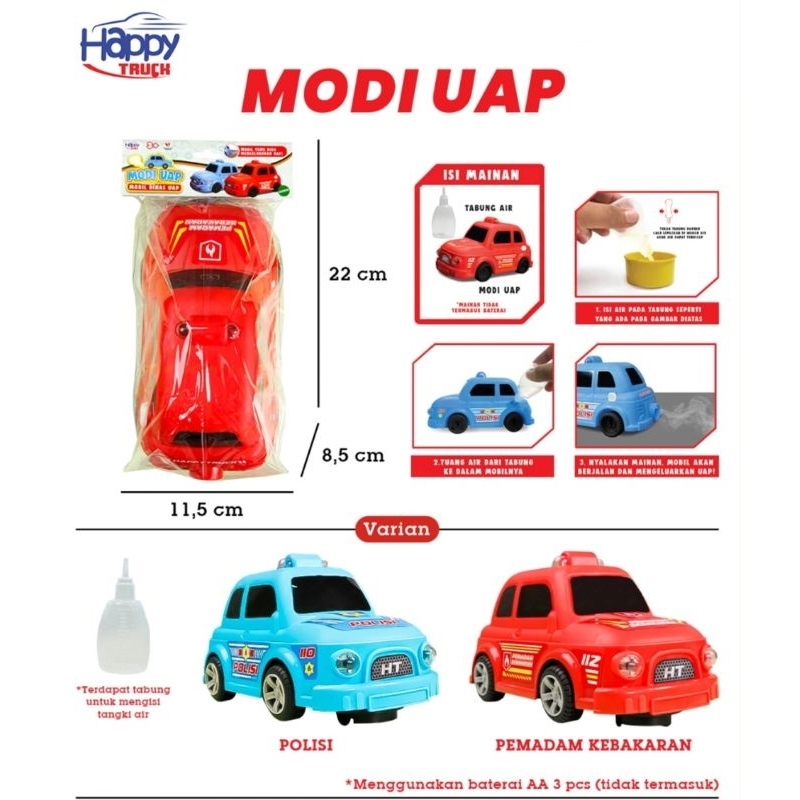 Happy Truck Modi Uap Mainan Mobil Uap Anak