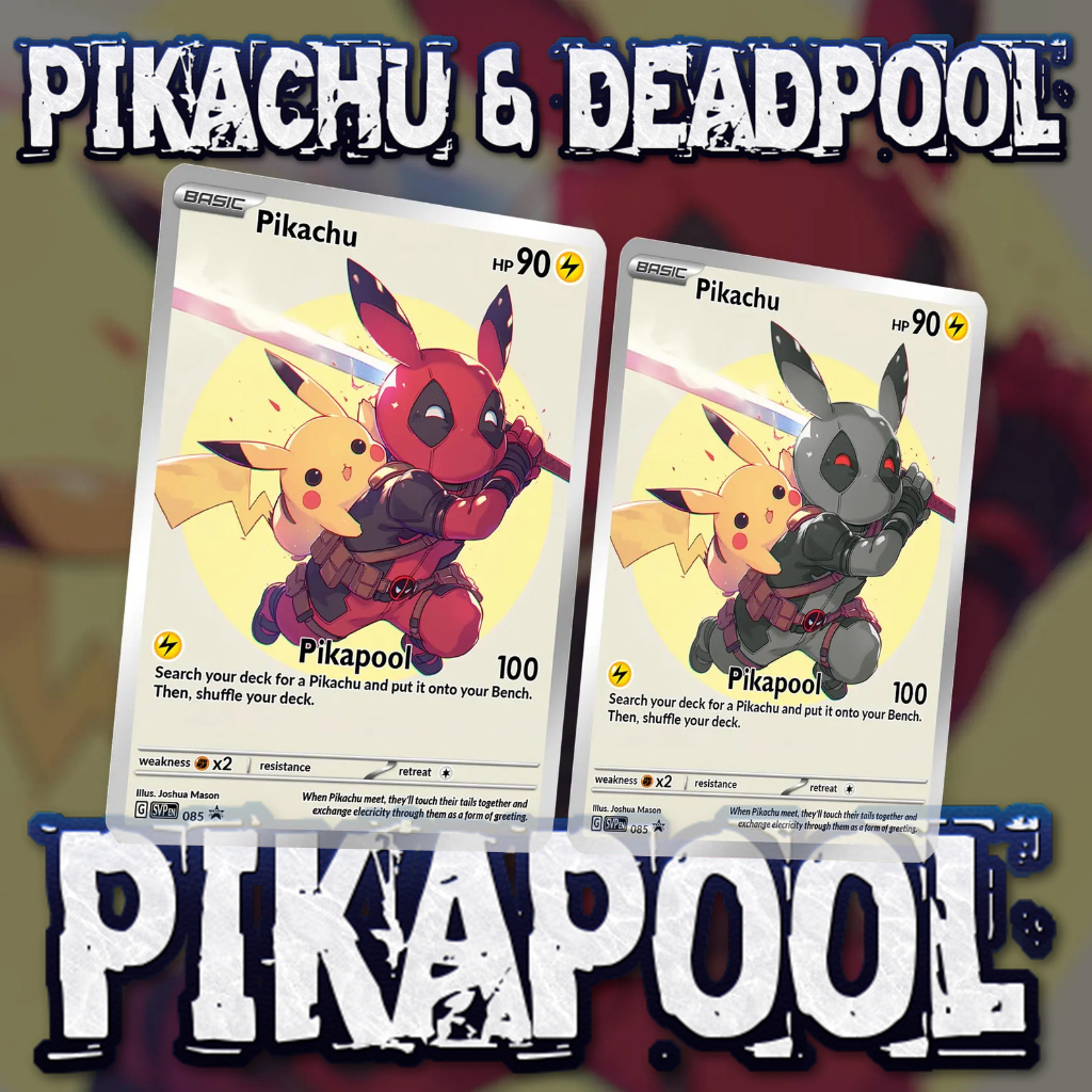 KARTU POKEMON TCG HOLOGRAM SPECIAL SUPERHERO - PIKACHU PIKAPOOL