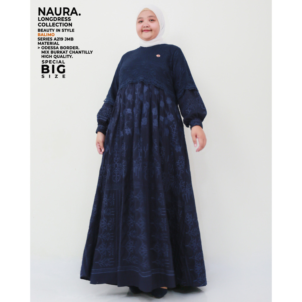 DRESS JUMBO NAURA BY BALIMO ORI