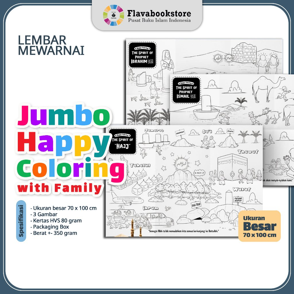 

Mewarnai bersama keluarga Jumbo Happy Coloring with Family Zain