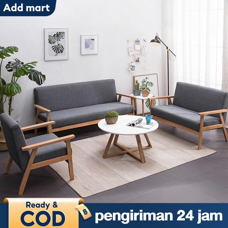 ADD Sofa Ruang Tamu Minimalis Kursi Ruang Tamu Sofa Santai Sofa bed 3/2/1