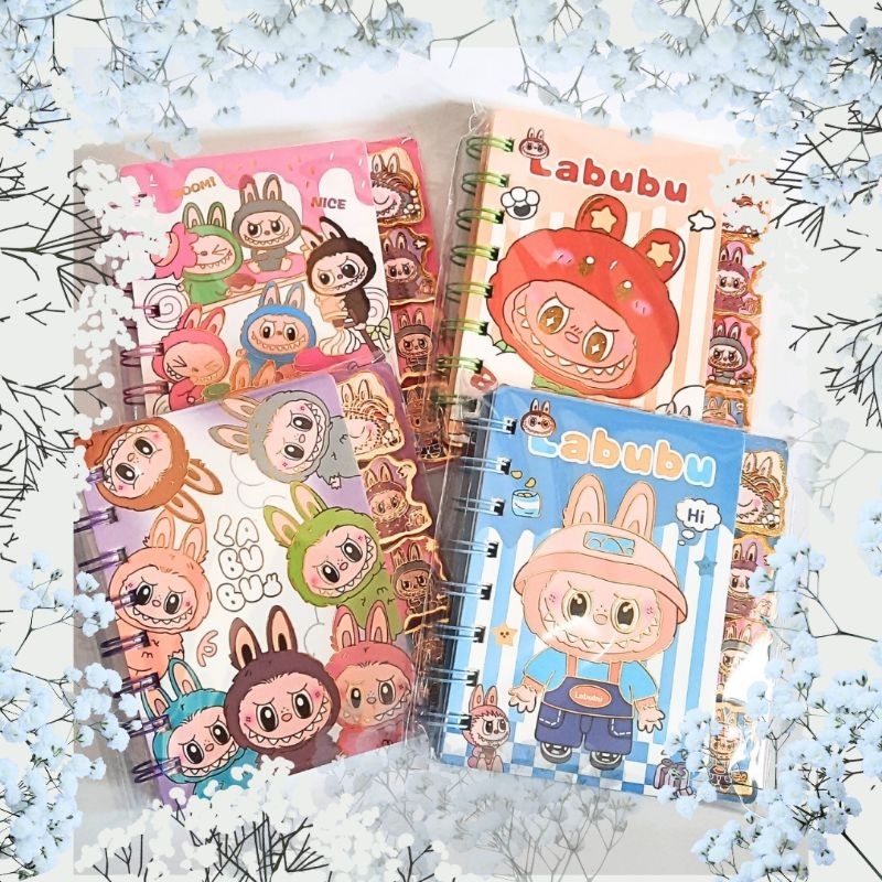 

notes book ring Labubu dengan divider