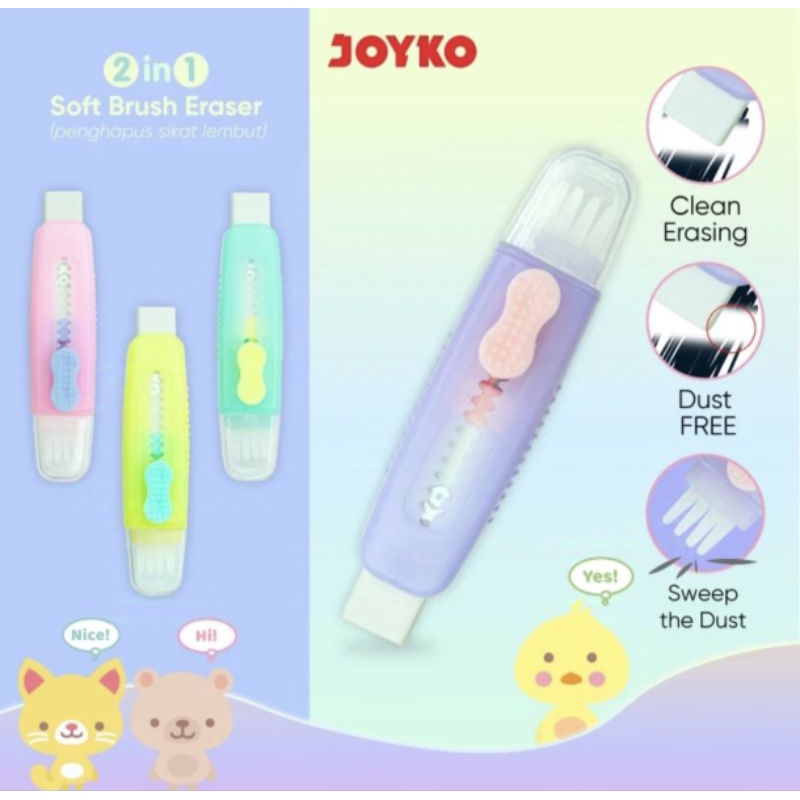 

Penghapus/Eraser +Sikat Joyko ER-145 (1pcs)