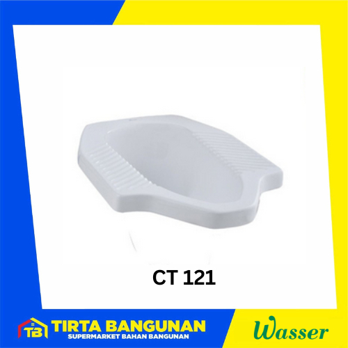 WASSER CT 121 KLOSET/ TOILET/ WC JONGKOK PUTIH CT-121