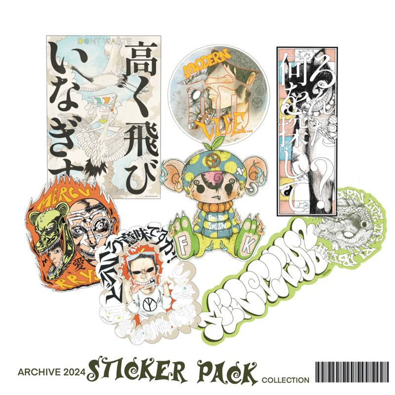 

2024 ARCHIVE STICKERS PACK COLLECTION