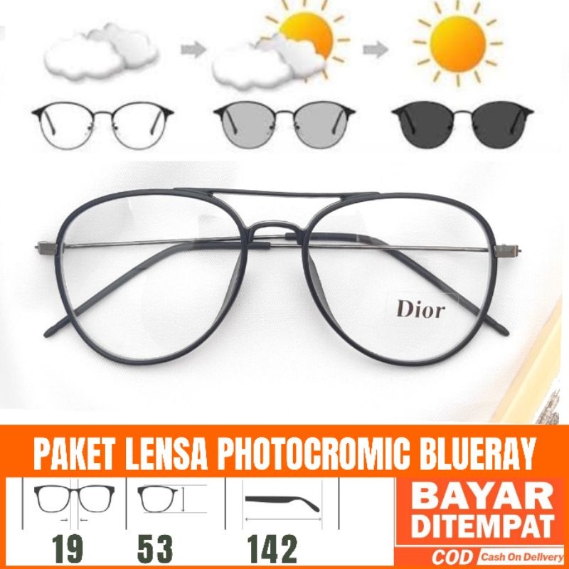 KACAMATA KIMBERLY 2191 PHOTOCROMIC | KACAMATA 2191 LENSA MINUS PHOTOCROMIC | KACAMATA BLUECROMIC | K