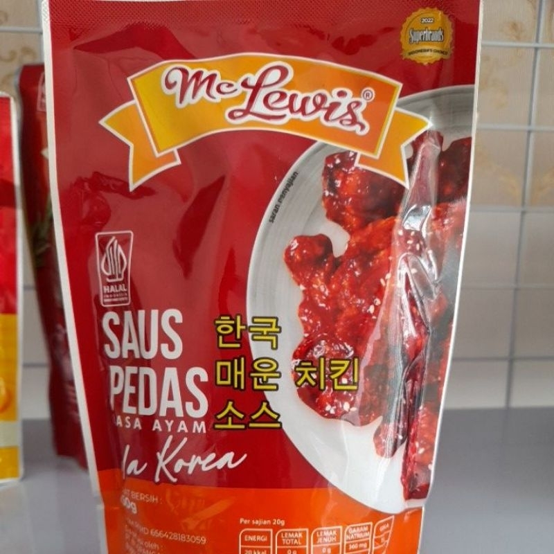

MC lewis saus pedas ayam ala korea 250 gr