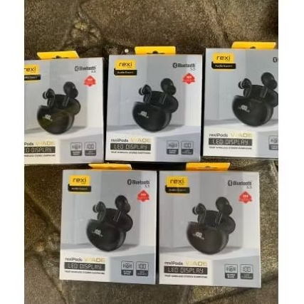 Rexipods Headset Bluetooth Rexi Wa06 LED Display