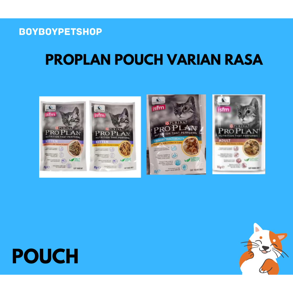 Proplan Pouch adult , proplan pouch urinary , proplan pouch kitten salmon , proplan pouch kitten gra