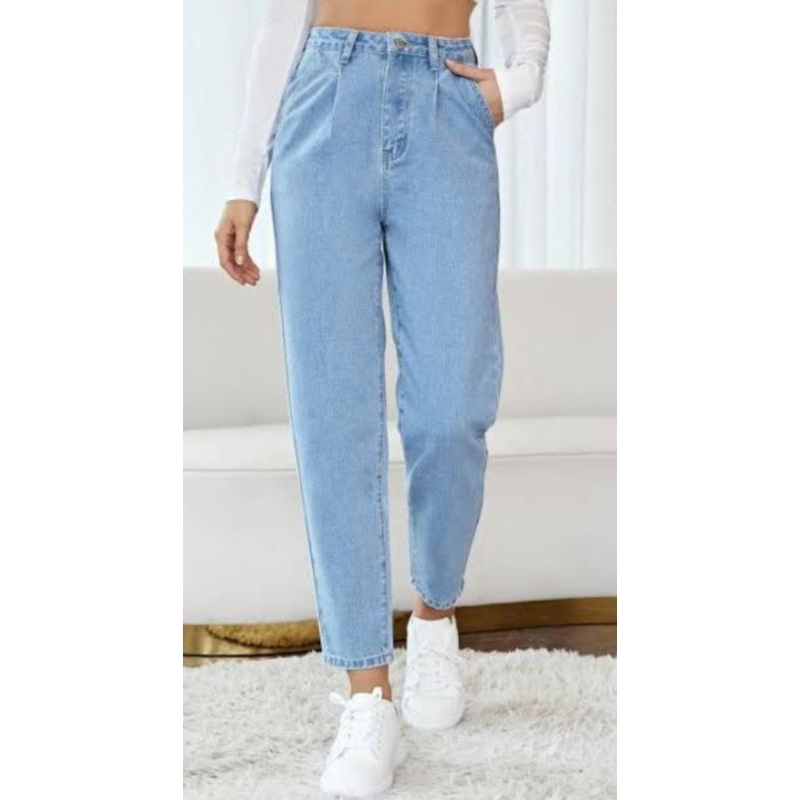 celana jeans wanita boyfriends Uniqlo original