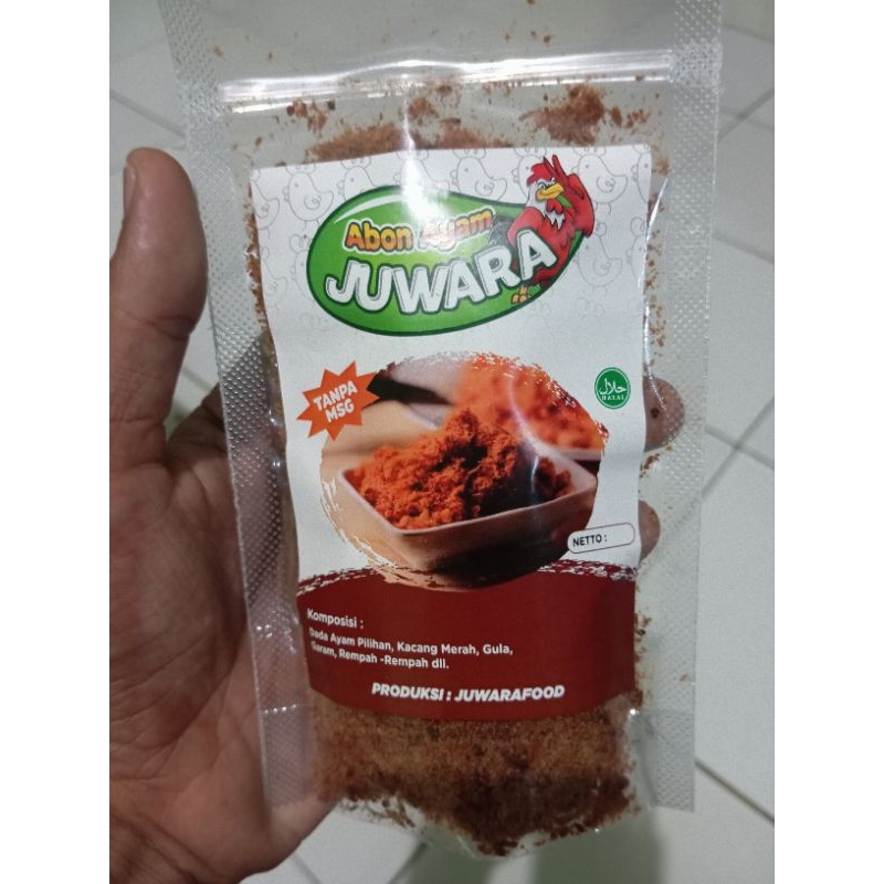 

Abon Ayam Juwara isi 80gr