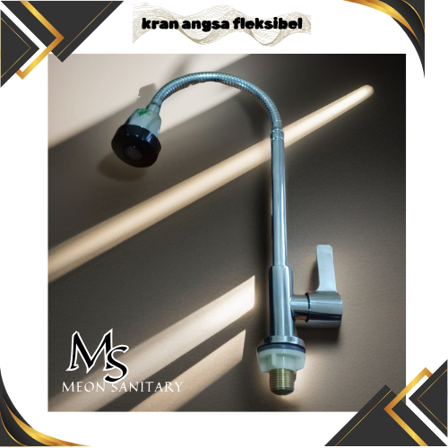 Kran Keran Air Angsa Fleksibel Tanam Sink Kuningan Piring Wastafel Kran Fleksibel Tanam