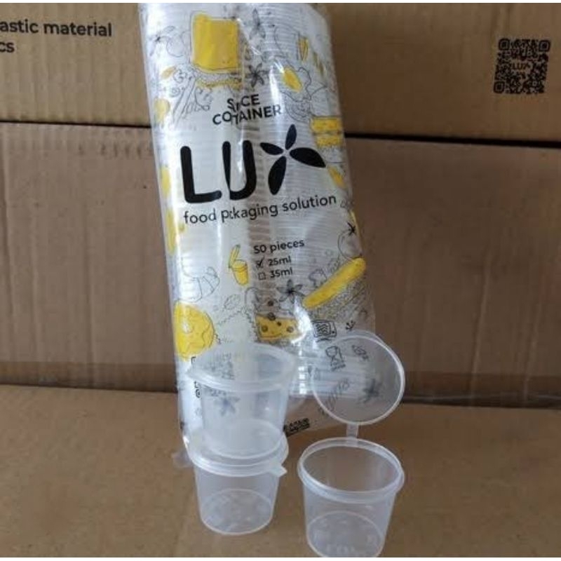 Cup saos sambal / Sauce Container 25 ml Lux