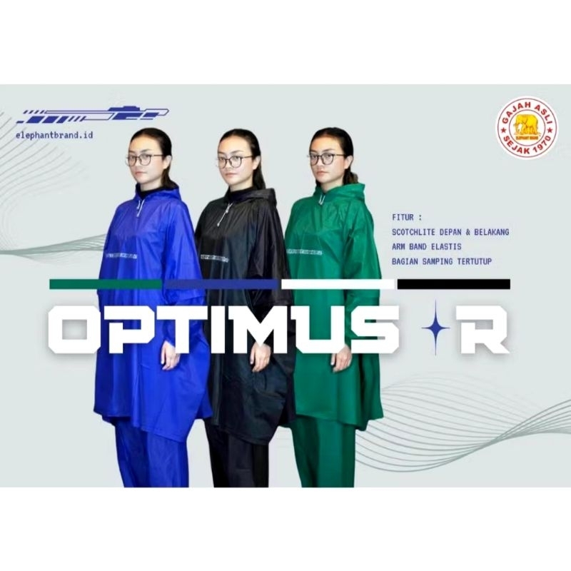 JAS HUJAN PONCO LENGAN CELANA OPTIMUS-R|JAS HUJAN PONCO LENGAN|MANTEL DEWASA|JAS HUJAN PONCO