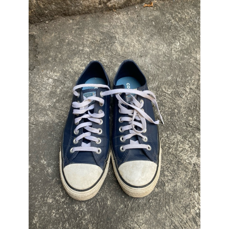 Converse All Star Leather Navy
