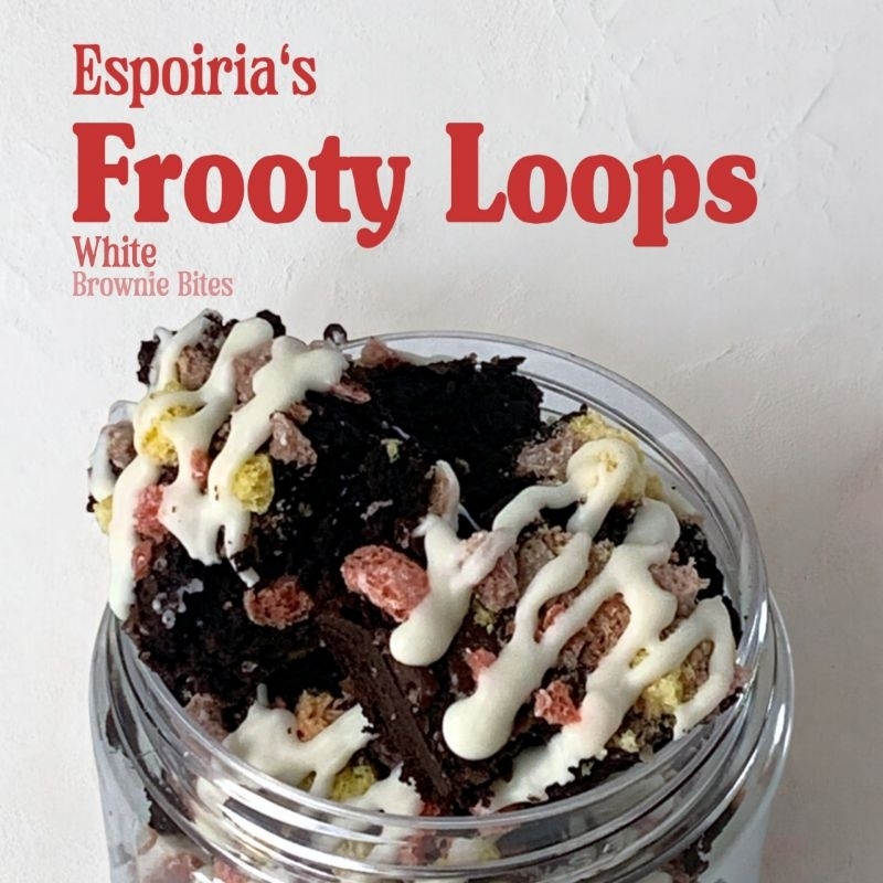 

Frooty Loops White Brownie Bites