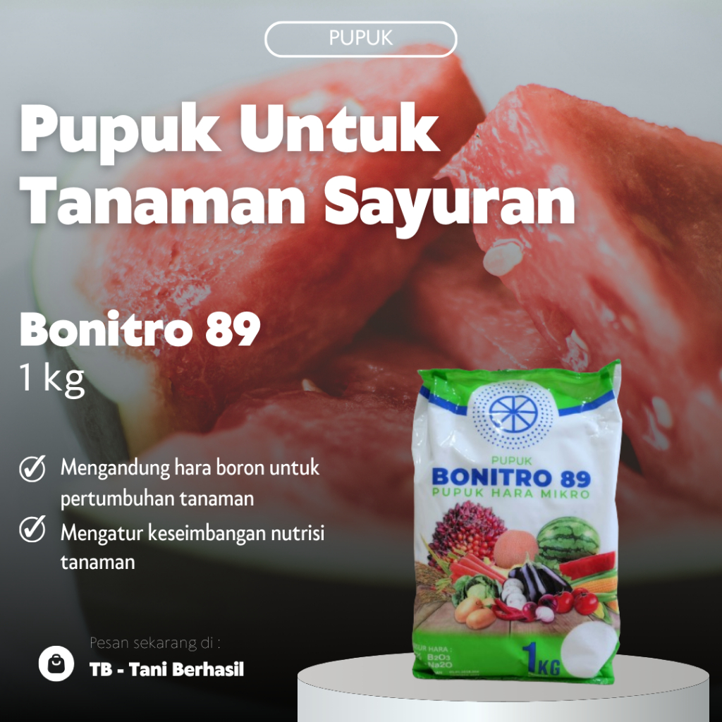 Pupuk Miko Bonitro 89 1 Kg, Pupuk Dengan Kandungan Hara Boron Untuk Pembentukan Buah dan Sayur