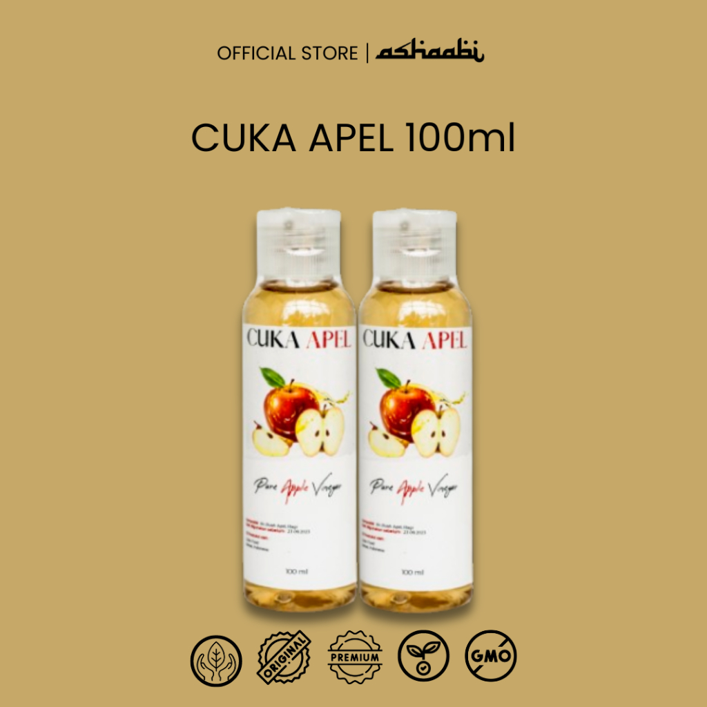 

Apple cider Vinegar cuka aple halal murni untuk muka kesehatan diet Cuka Apel Original