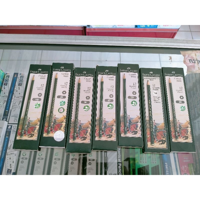 

Pensil Faber-Castell HB 2B-8B