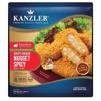 

Kanzler Crispy Chicken Nugget Spicy 450g