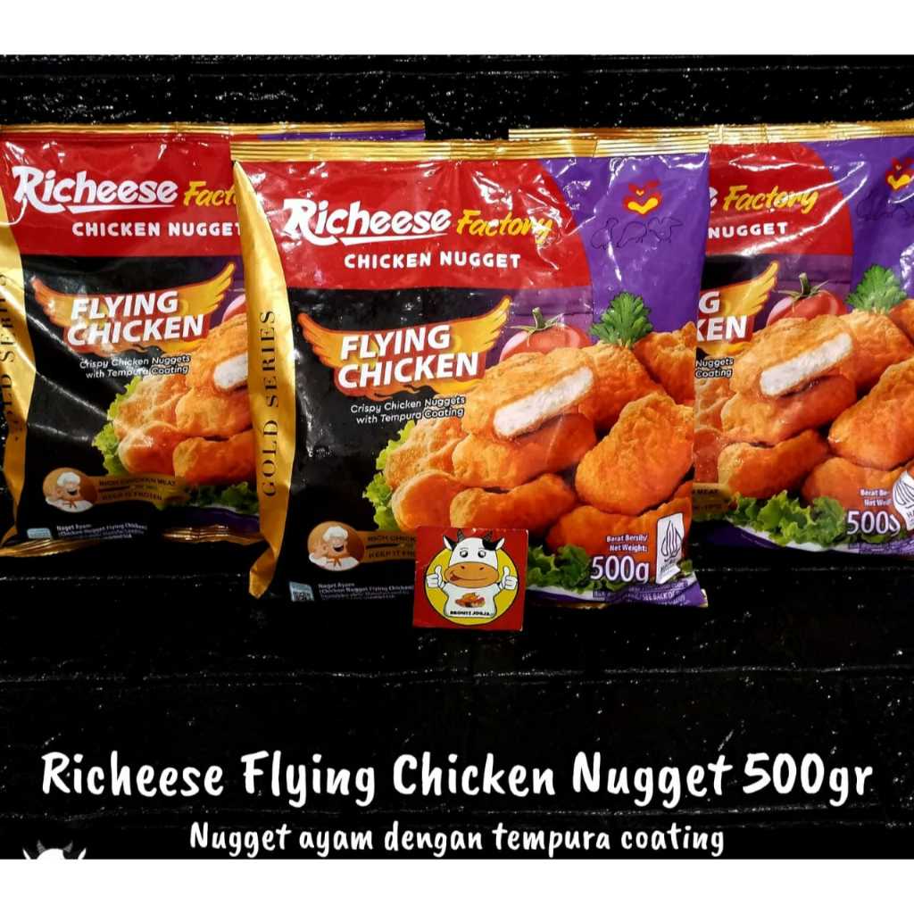 

RICHEESE FLYING CHICKEN NUGGET 500GR-FROZEN FOOD-BRONTZ JOGJA