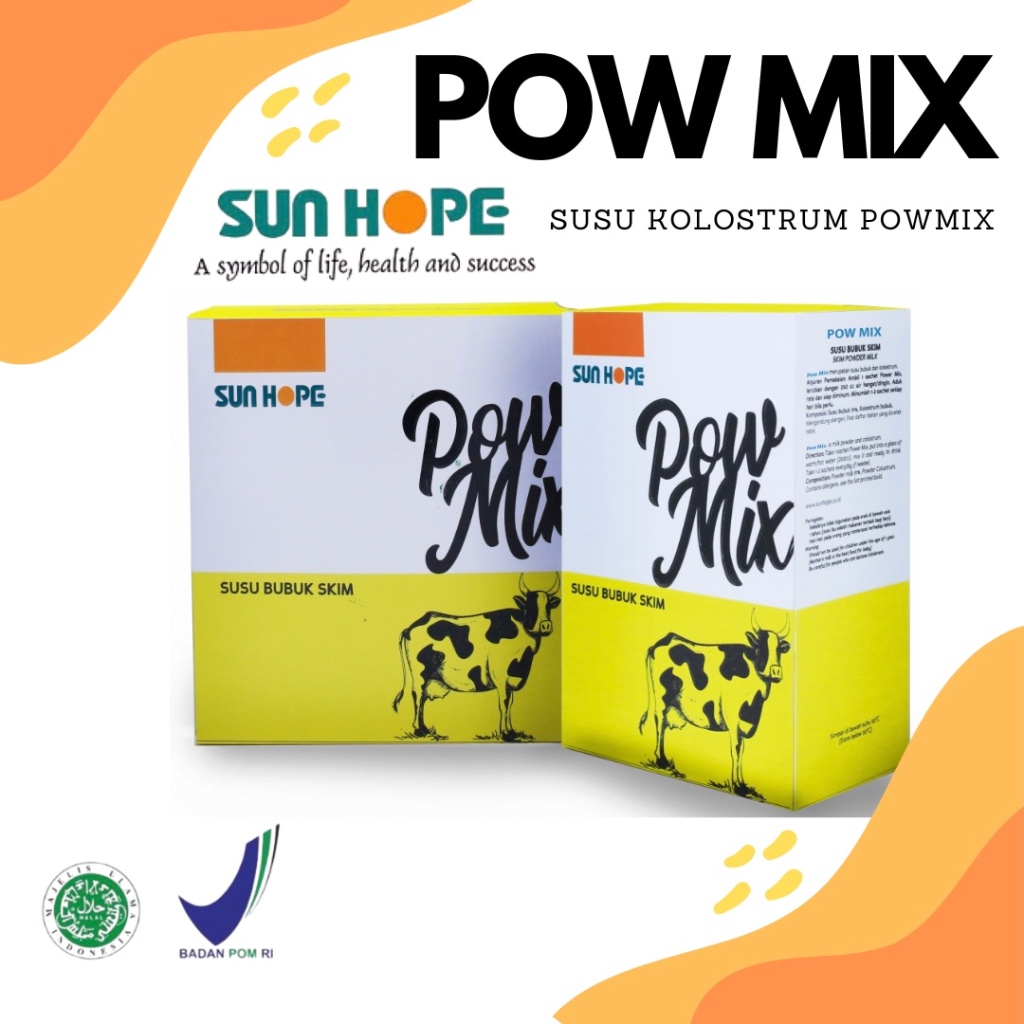 

PowMix sunhope pow mix sun hope Susu Kolostrum