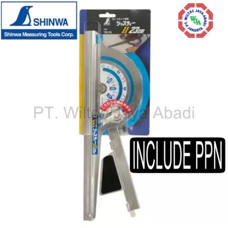 

SHINWA 78176 Penggaris Busur Stainless 23cm / Circular Saw Guide Gauge