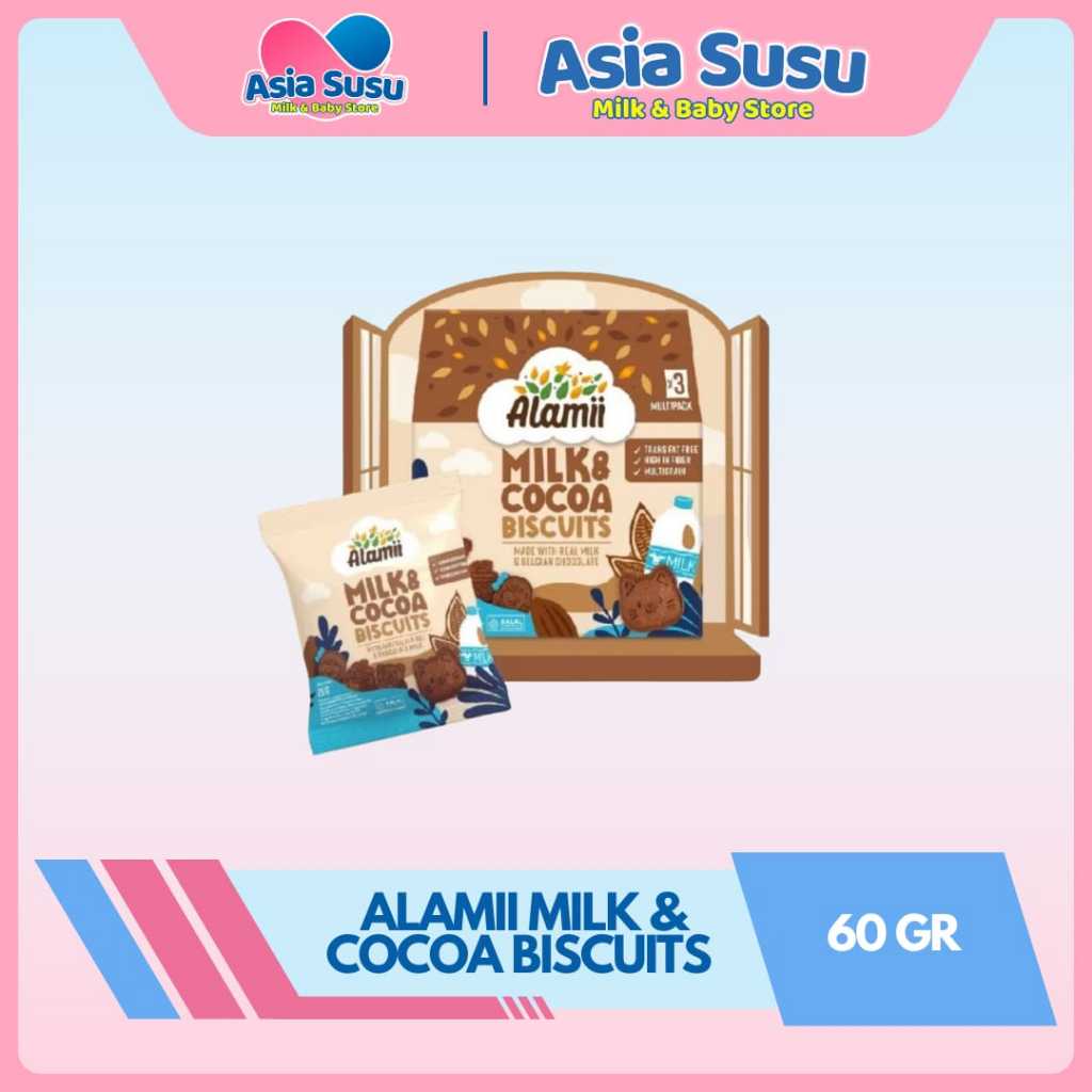 

Alamii Multigrain Biscuits - Seaweed & Veggie / Oat & Milk / Milk & Cocoa 60g