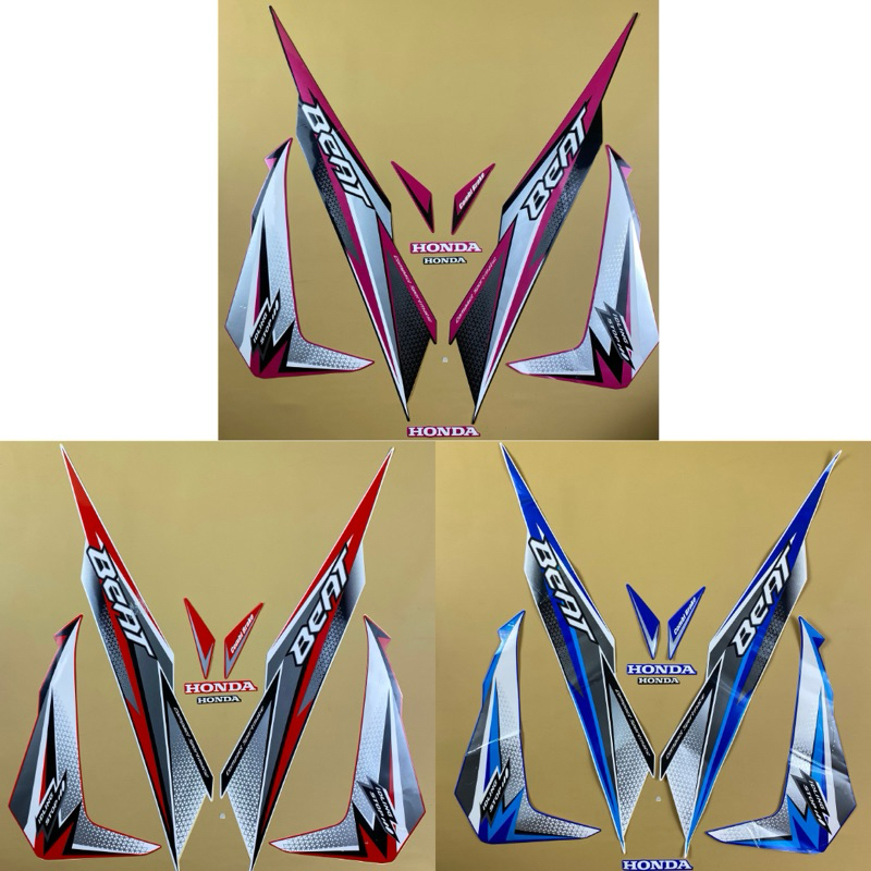 STRIPING STIKER BODY ORI HONDA BEAT FI ESP ISS 2018