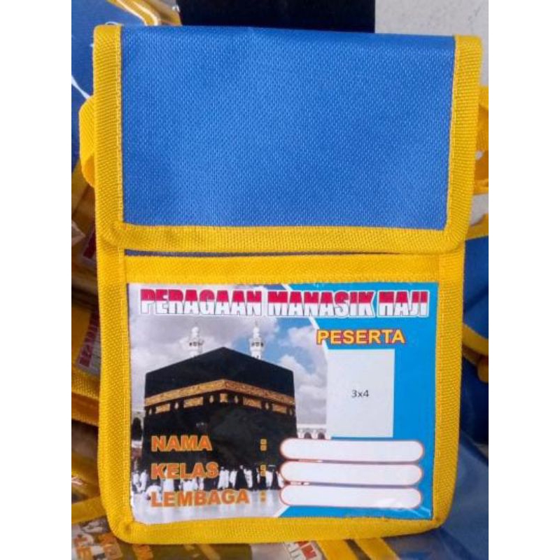 Tas manasik haji anak TK dan paud warna biru