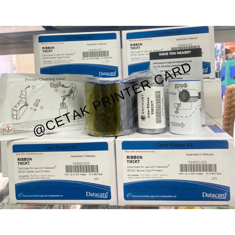 Ribbon Color YMCKT 534000-003 / Datacard / 534000-003 / YMCKT