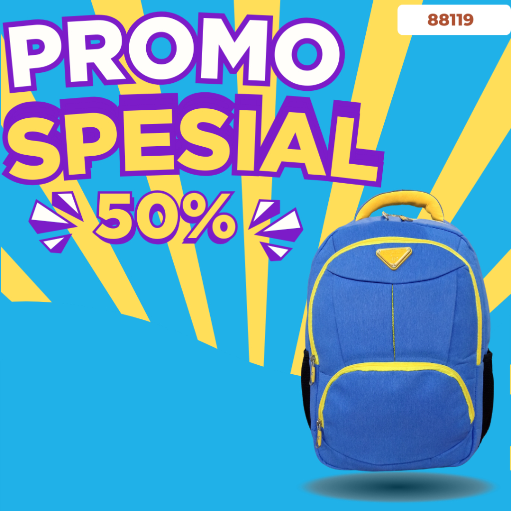 Promo Cuci Gudang Ransel Laptop Pria & Wanita Polo Milano Import Tas kerja Promo Harga Miring