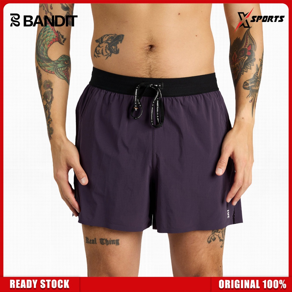 BANDIT Running Vento 5" Training Shorts Men Nightshade