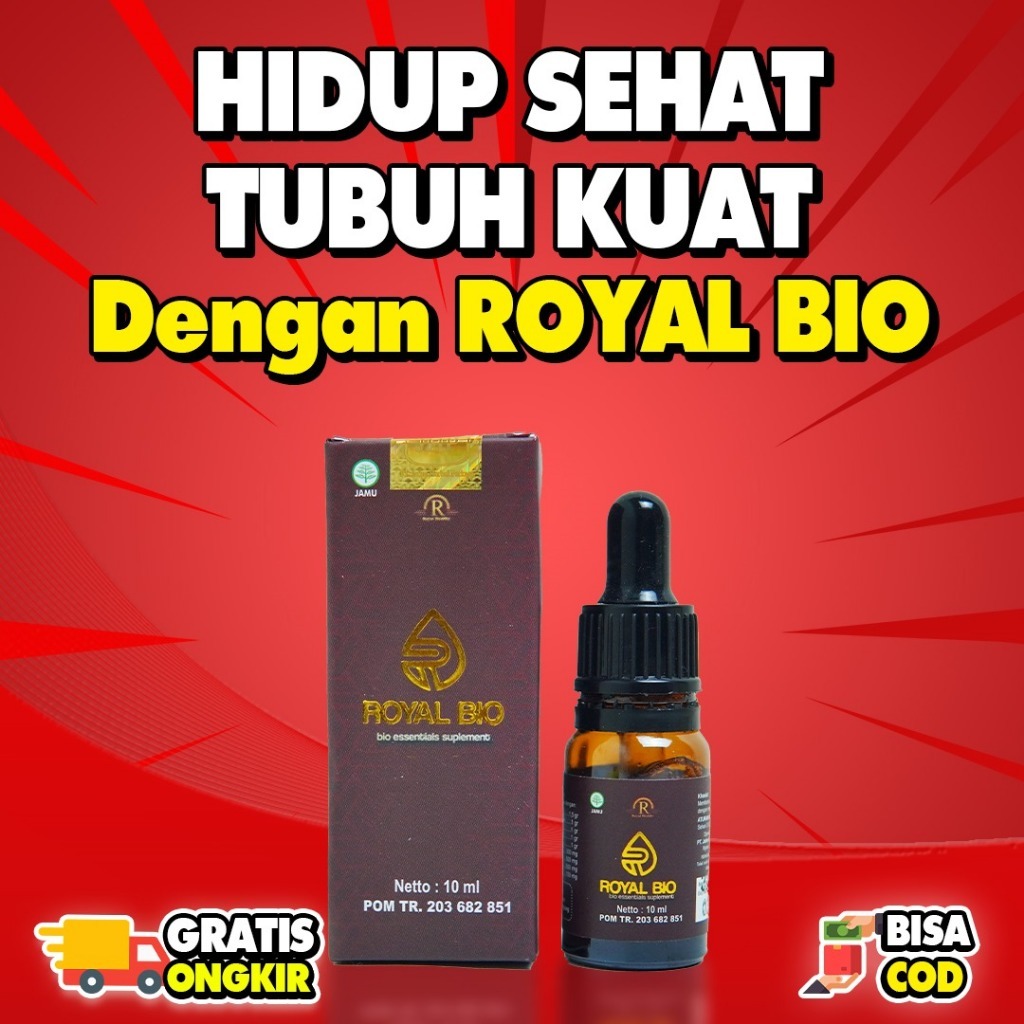 ROYAL BIO Original 100% Asli Obat Tetes Herbal Ampuh