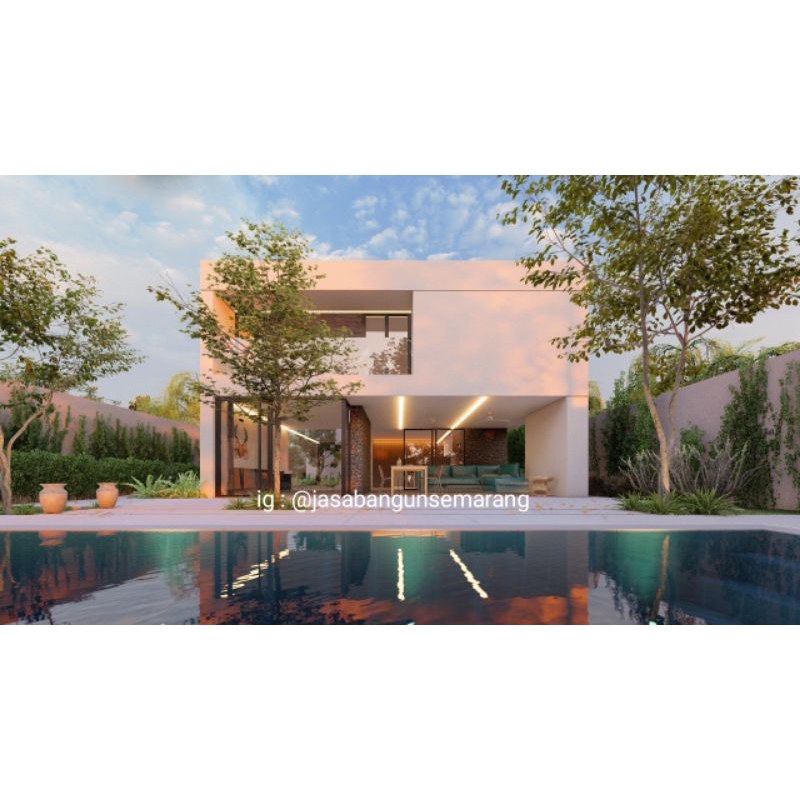 Jasa 3D Visual Render Murah Cepat Berkualitas  - Render 3D Exterior  per 1 View