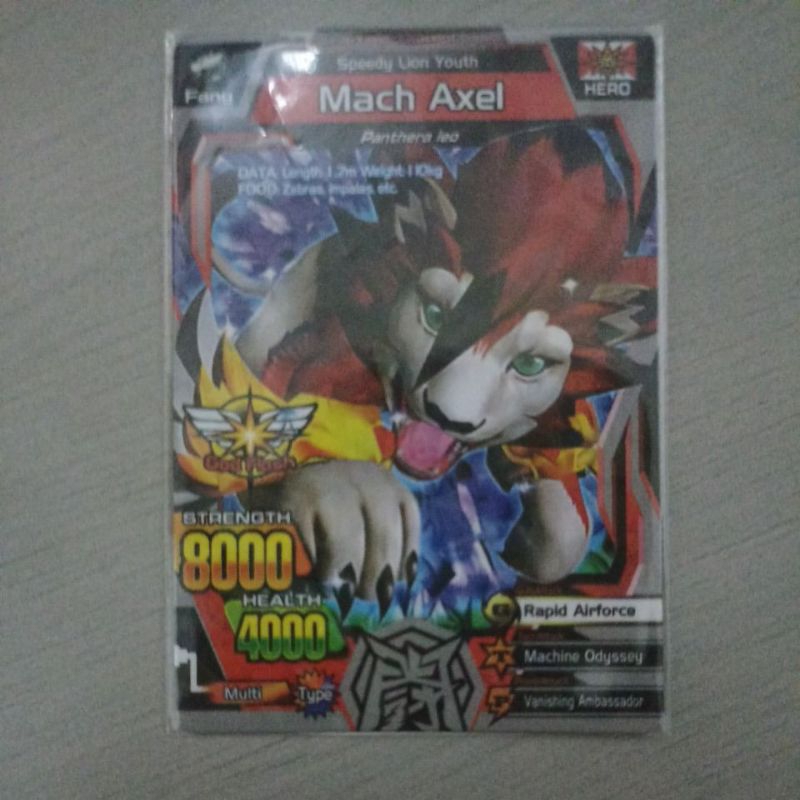 kartu animal kaiser mach axel