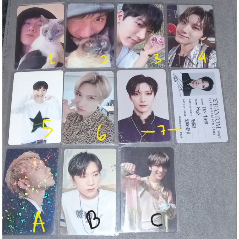 pc photocard nct wayv ten summer kit vacation light on louis levi sumkit interasia sumvac sg 2022 ki