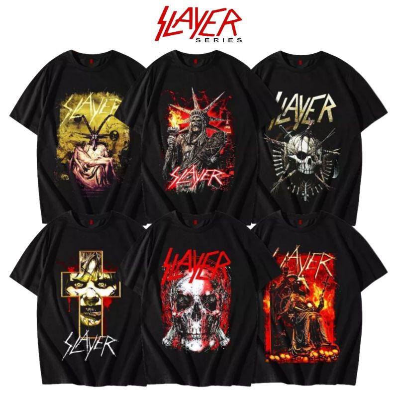 KAOS MUSIK BAND LUAR SLAYER // TSHIRT BAND SLAYER // MERCH SLAYER