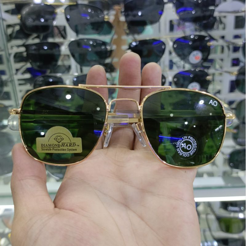 kacamata hitam pria KACA ASLI KACAMATA AO