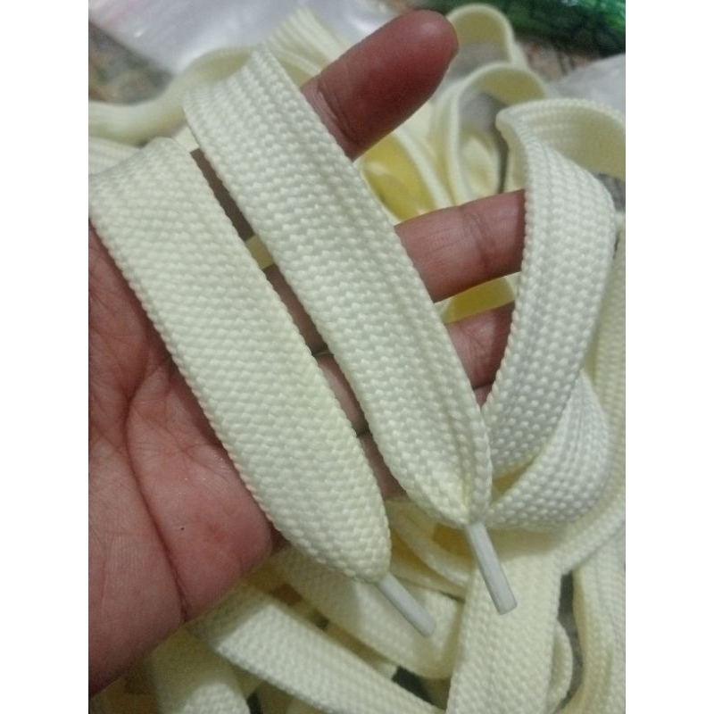 tali sepatu gemuk 2 cm tali sepatu gendut bermacam warna