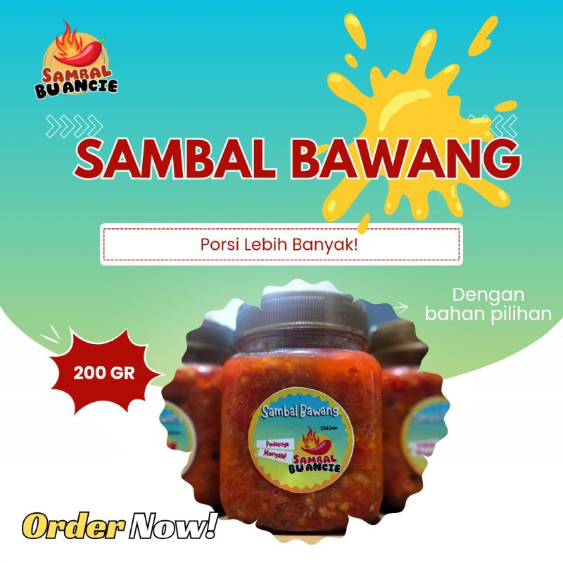 

Sambal Bawang 200 Gram - Pedas Menyala